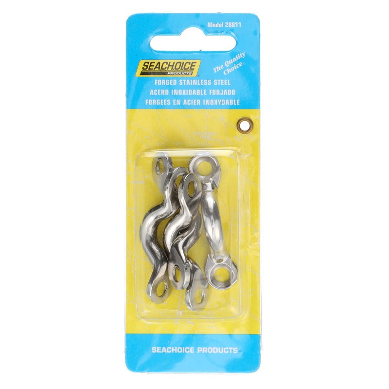 Seachoice Multi-Purpose Forged Stainless Steel 3/8 In. Eye Straps, Set of 4 - Image 3